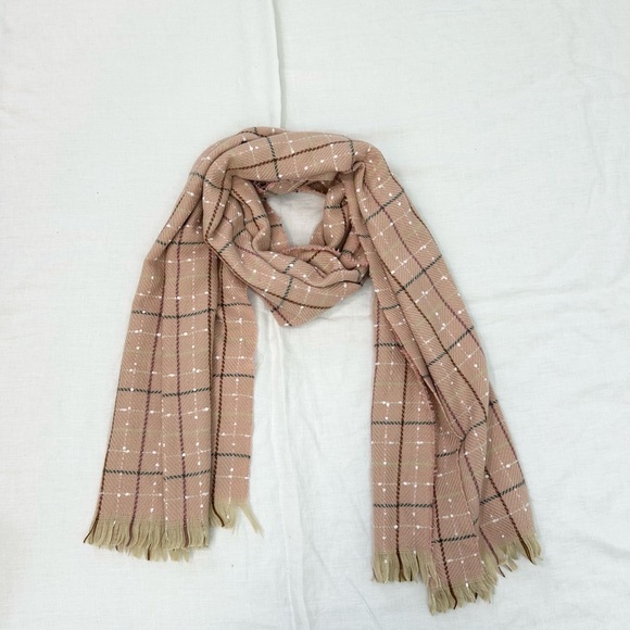 Tom & Eva Grid Blanket Scarf NWT - Picture 2 of 8